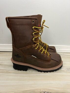 Field & Forest Crazyhorse Kennebec Waterproof Work Logger Boots Kiltie
